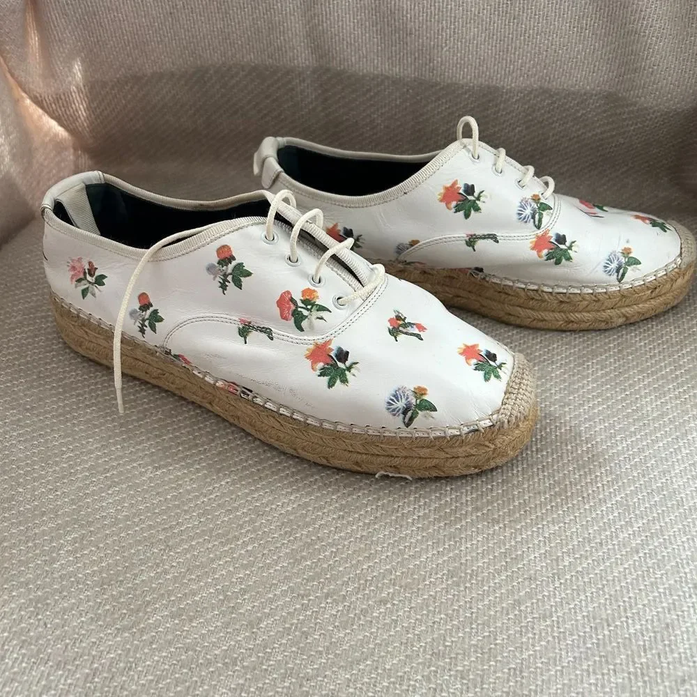 Yves Saint Laurent Prairie Floral Espadrille Sneakers